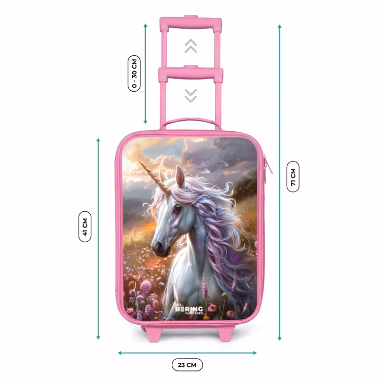 Kinderkoffer Rosa - Pastellfarbene Perle Horn — 7