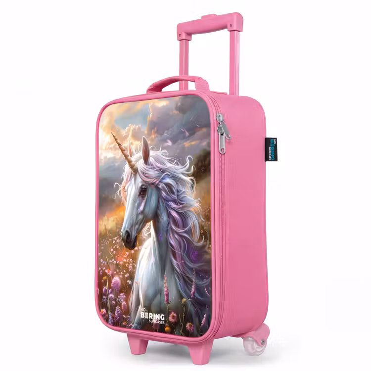 Kinderkoffer Rosa - Pastellfarbene Perle Horn — 8