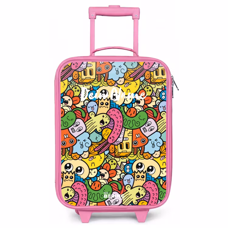 Kinderkoffer Rosa - Fantasietiere, die lachen und bunt sind — 1