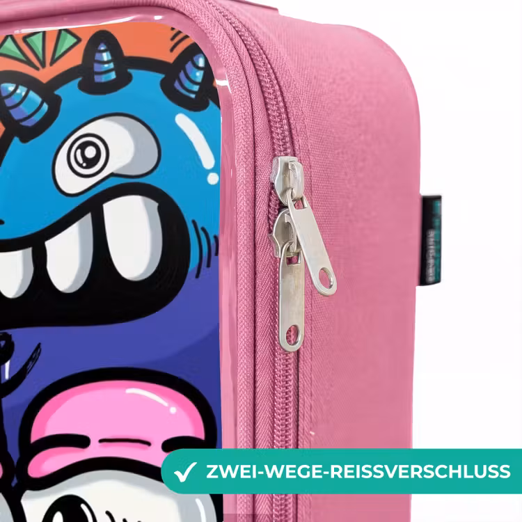 Kinderkoffer Rosa - Lustige bunte Monster — 5
