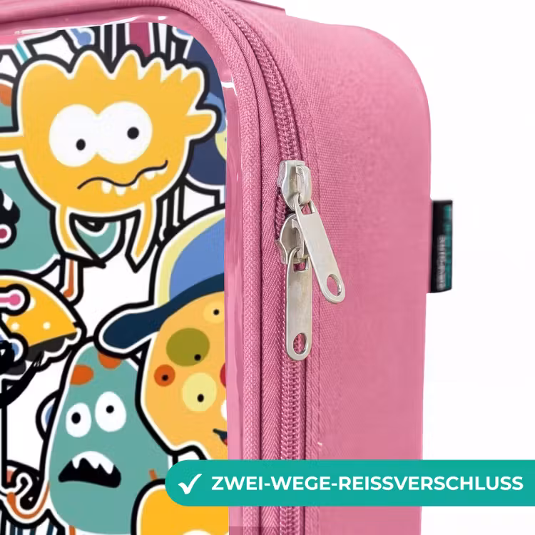 Kinderkoffer Rosa - Wanzen mit großen Augen — 5