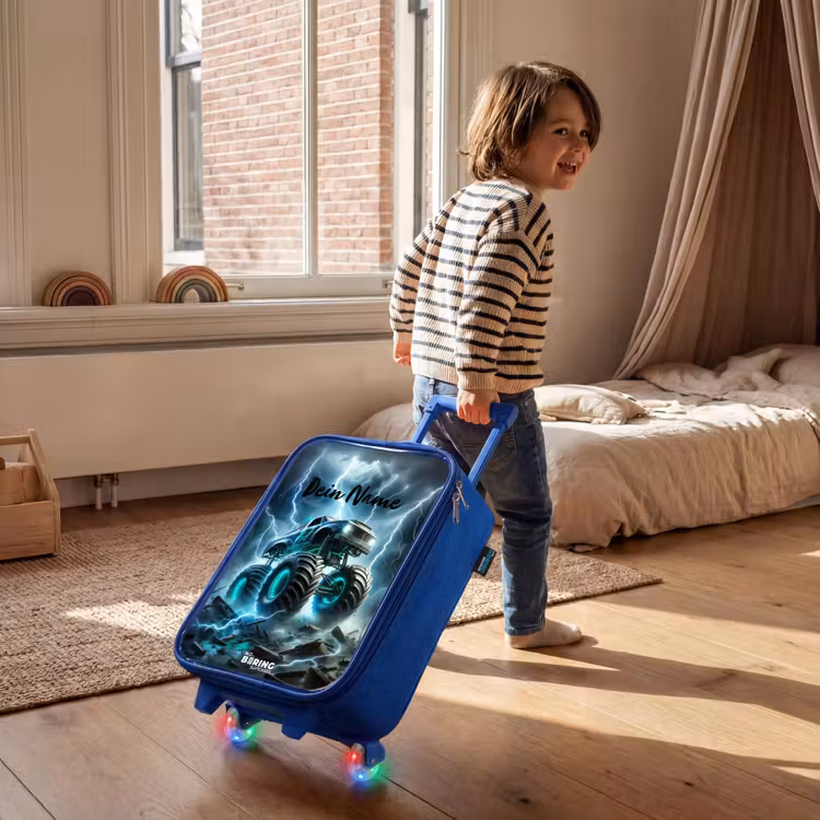 Kinderkoffer Blau - Donner-Räder — 2