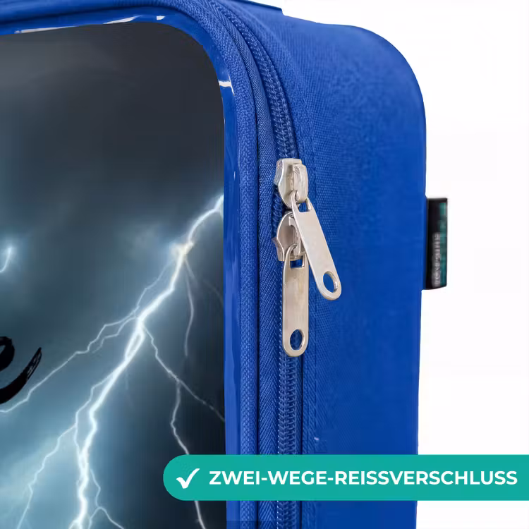 Kinderkoffer Blau - Donner-Räder — 5