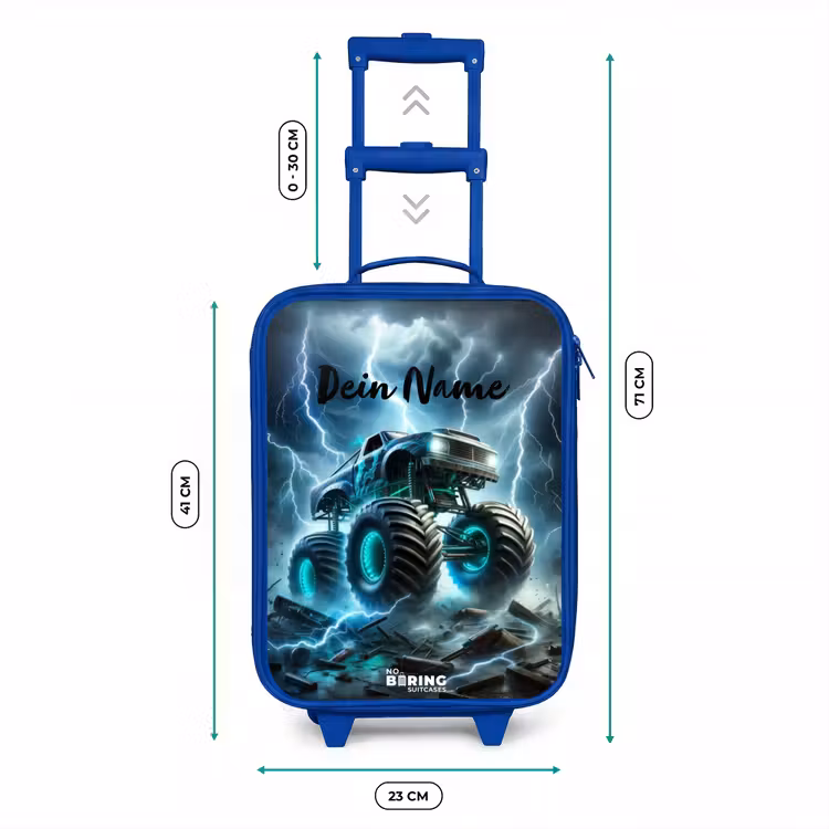 Kinderkoffer Blau - Donner-Räder — 7