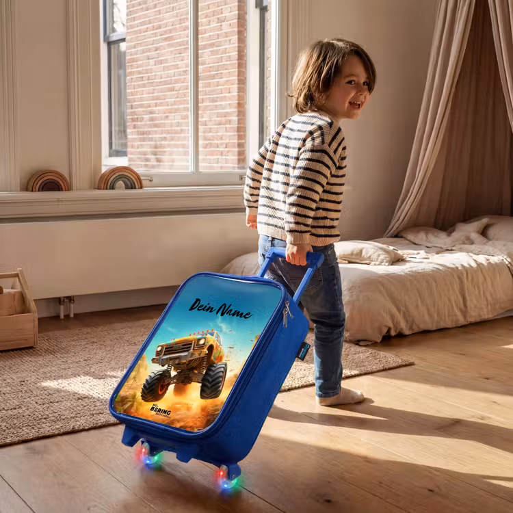 Kinderkoffer Blau - Sand Läufer — 2