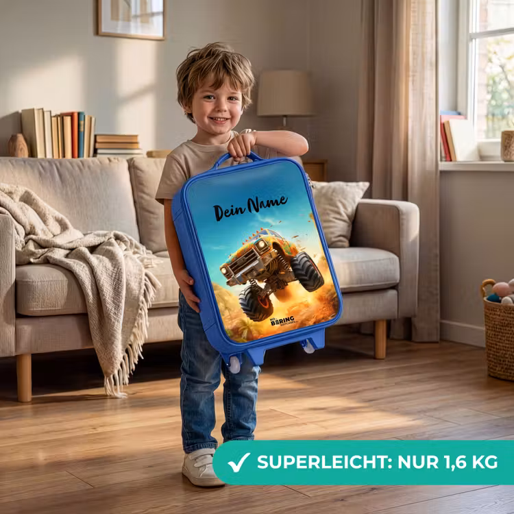 Kinderkoffer Blau - Sand Läufer — 3