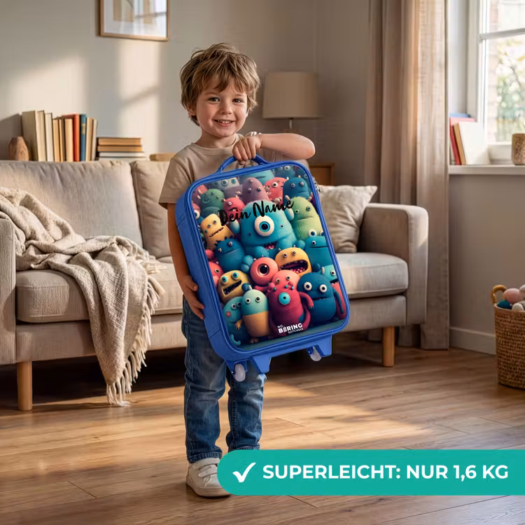 Kinderkoffer Blau - Weiche und konvexe Proben — 3
