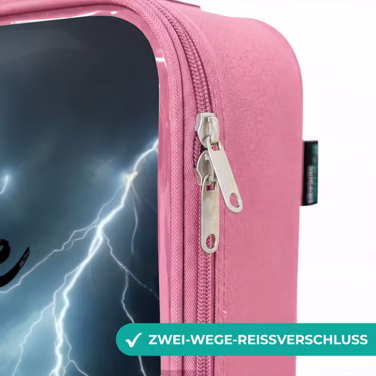 Kinderkoffer Rosa - Donner-Räder — 5