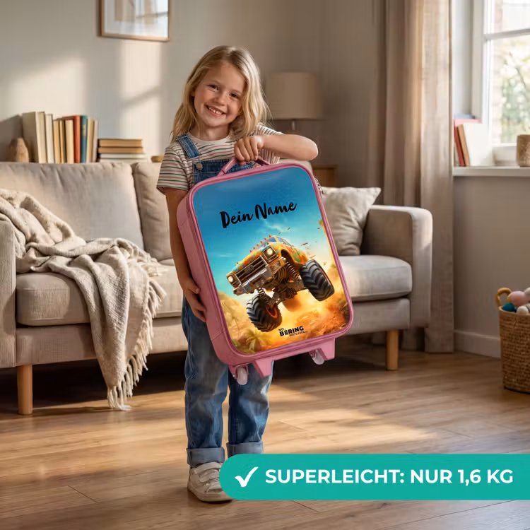 Kinderkoffer Rosa - Sand Läufer — 3