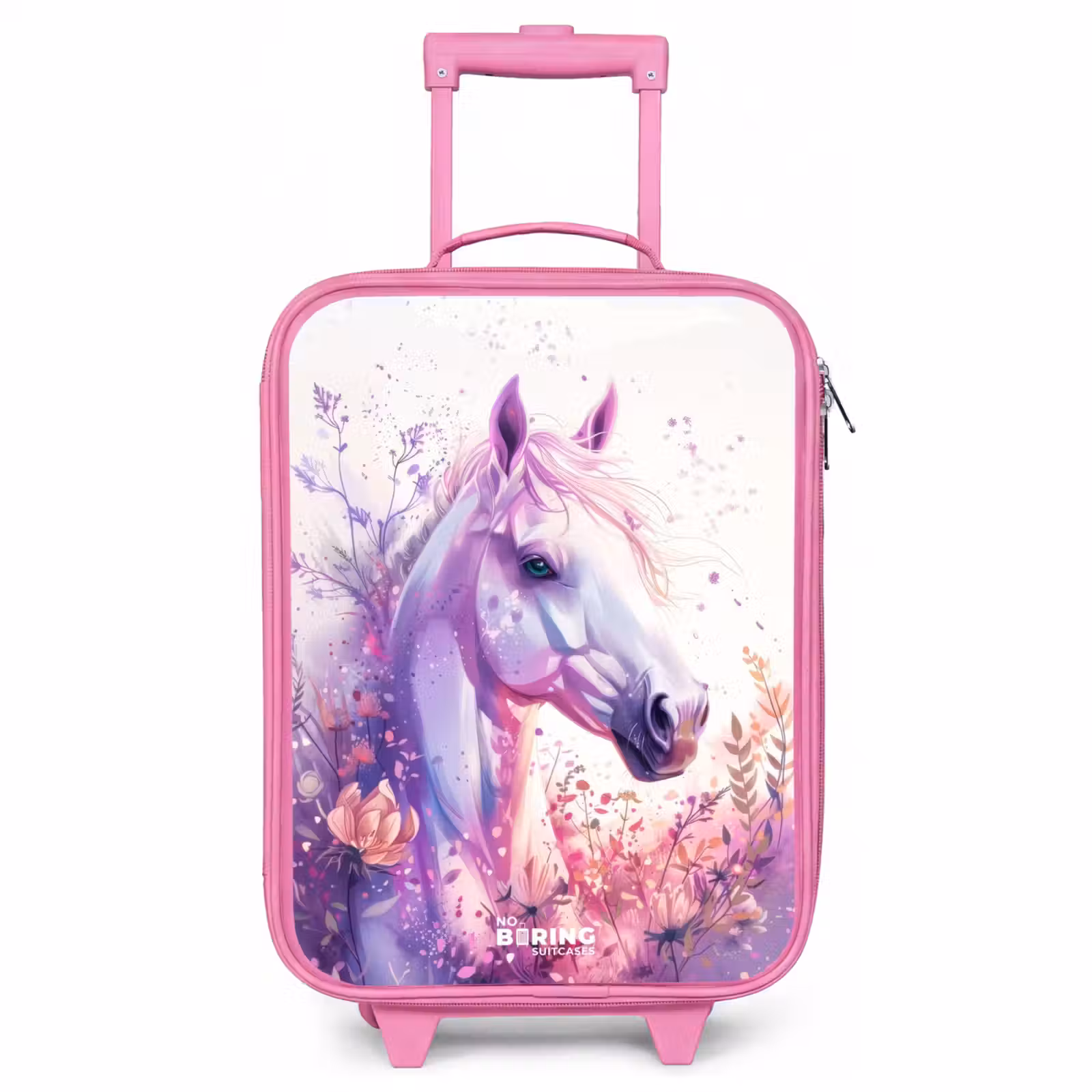 Kinderkoffer Rosa - Perlenartiges Pony — 1