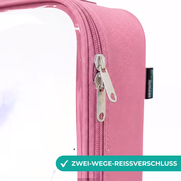 Kinderkoffer Rosa - Aquarelliertes Pferd mit bunten Spritzern — 5