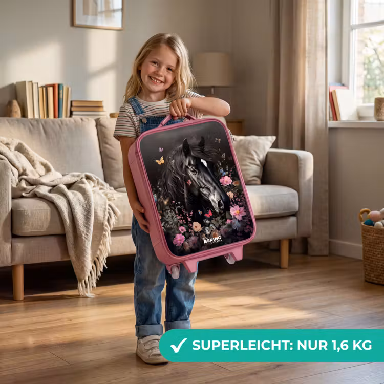 Kinderkoffer Rosa - Blühender Rappe — 3