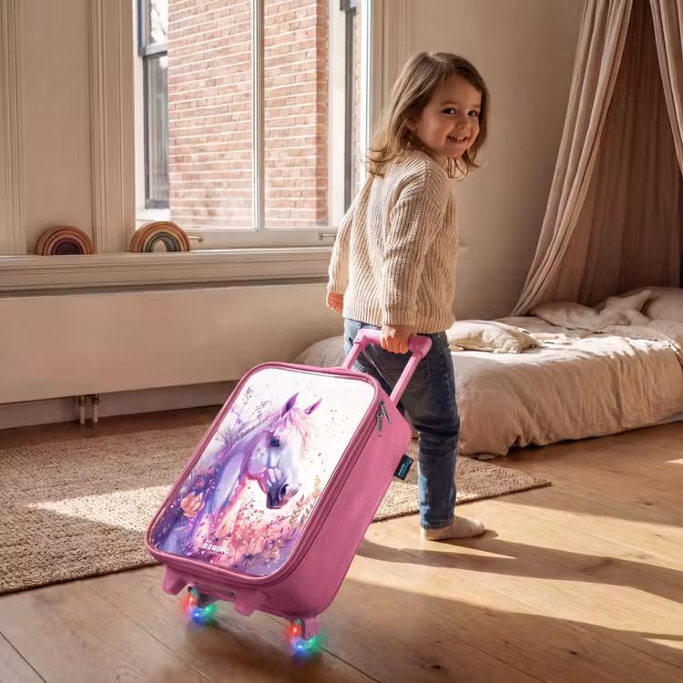 Kinderkoffer Rosa - Perlenartiges Pony — 2