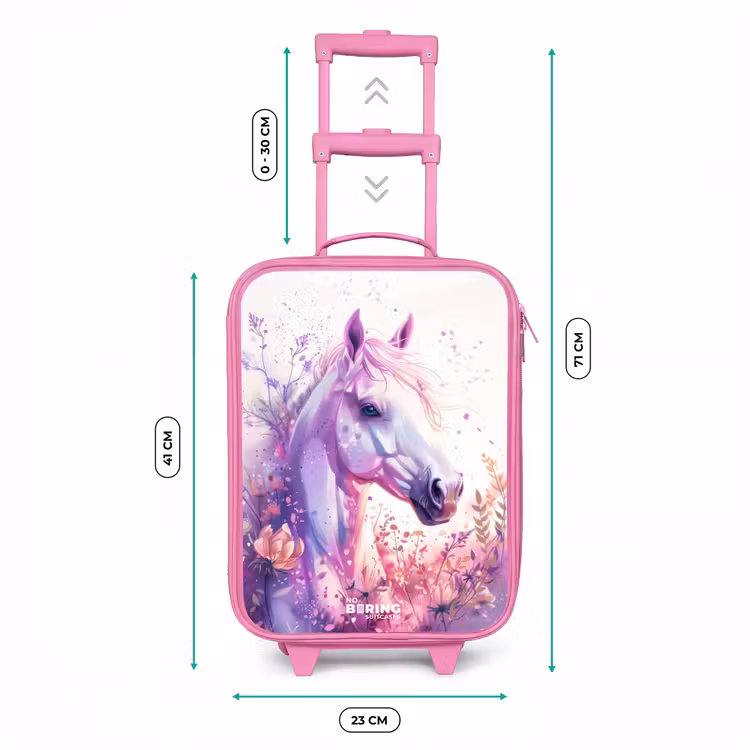 Kinderkoffer Rosa - Perlenartiges Pony — 7