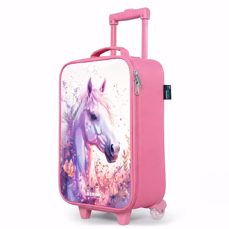 Kinderkoffer Rosa - Perlenartiges Pony — 8