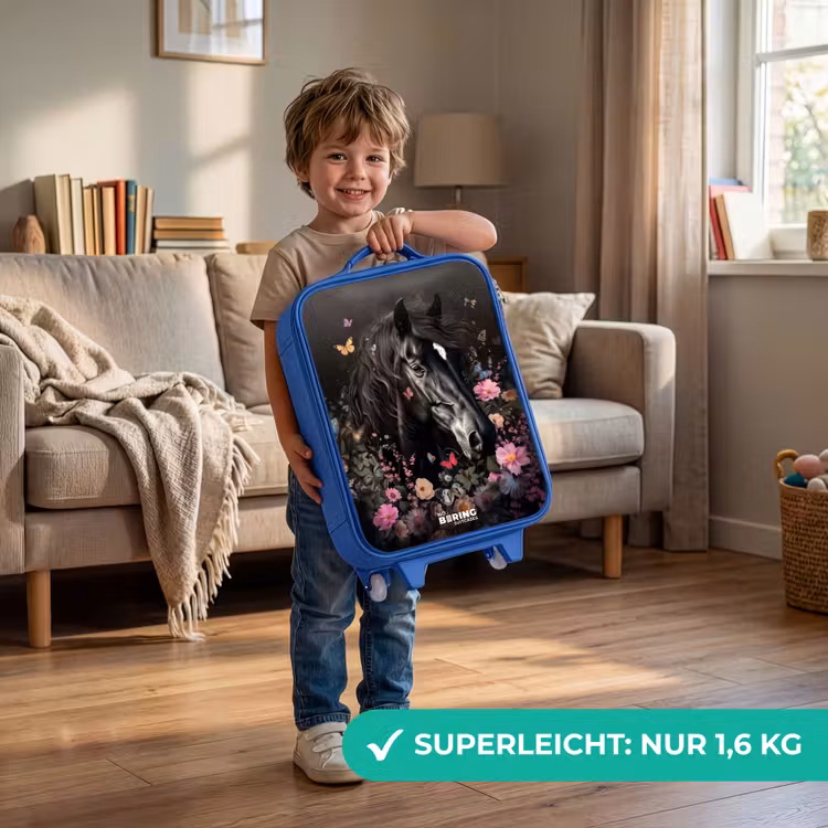 Kinderkoffer Blau - Blühender Rappe — 3