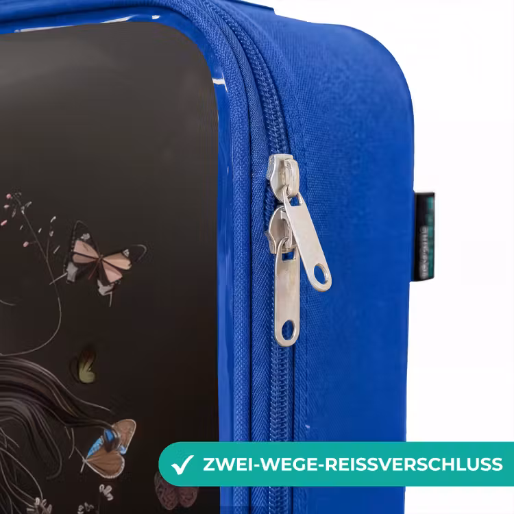 Kinderkoffer Blau - Blühender Rappe — 5