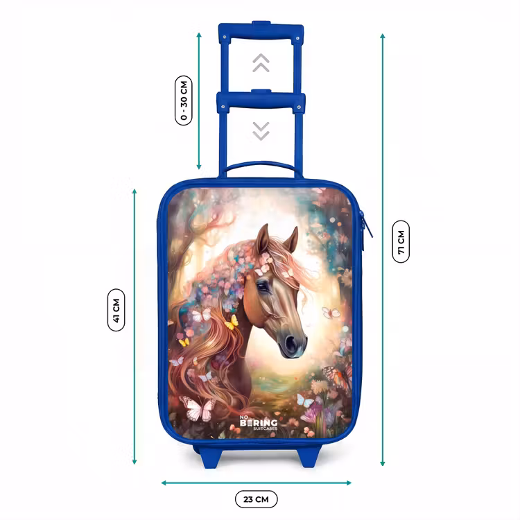 Kinderkoffer Blau - Schmetterlingsstute — 7
