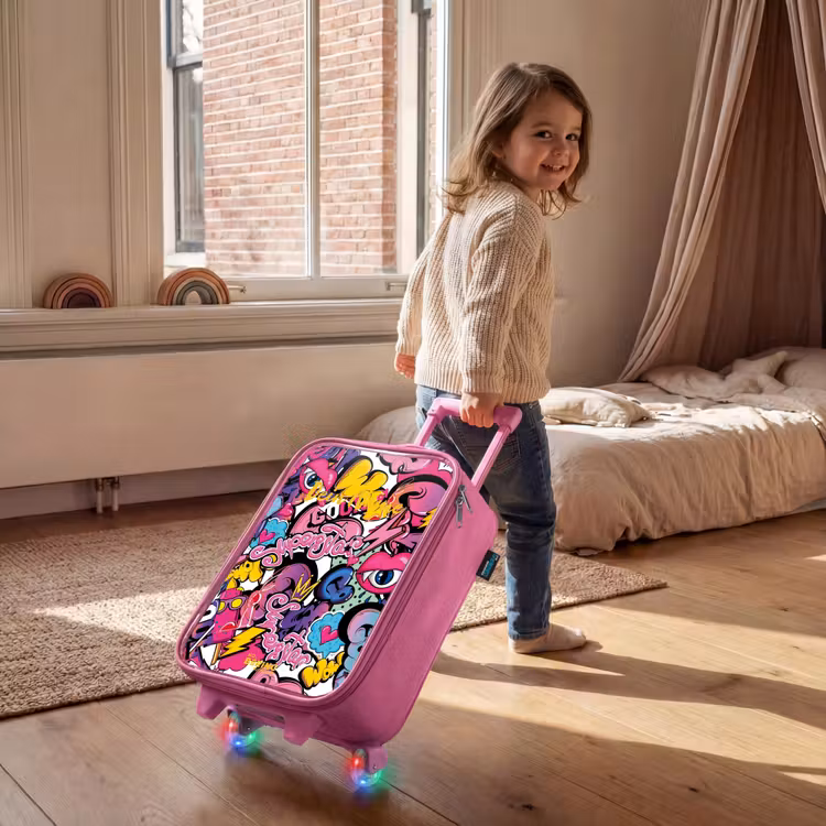 Kinderkoffer Rosa - Girly Graffiti — 2