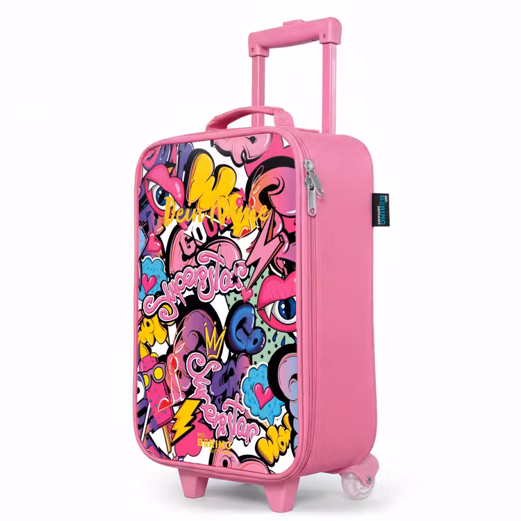 Kinderkoffer Rosa - Girly Graffiti — 8