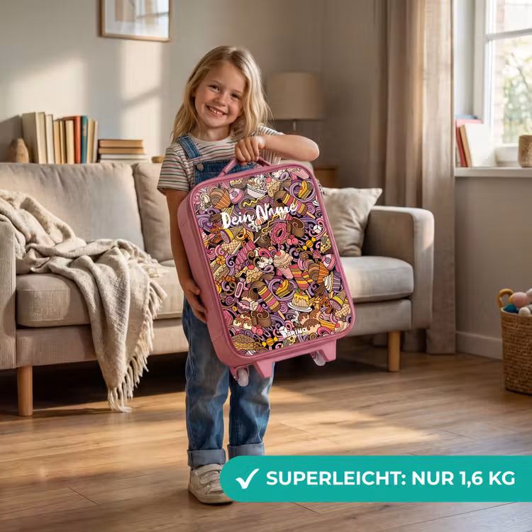 Kinderkoffer Rosa - Süße Überraschungen — 3