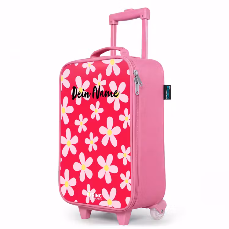 Kinderkoffer Rosa - Gänseblümchenmanie hotpink — 8