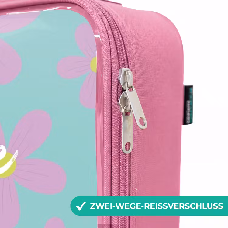 Kinderkoffer Rosa - Gänseblümchenmanie Minze — 5