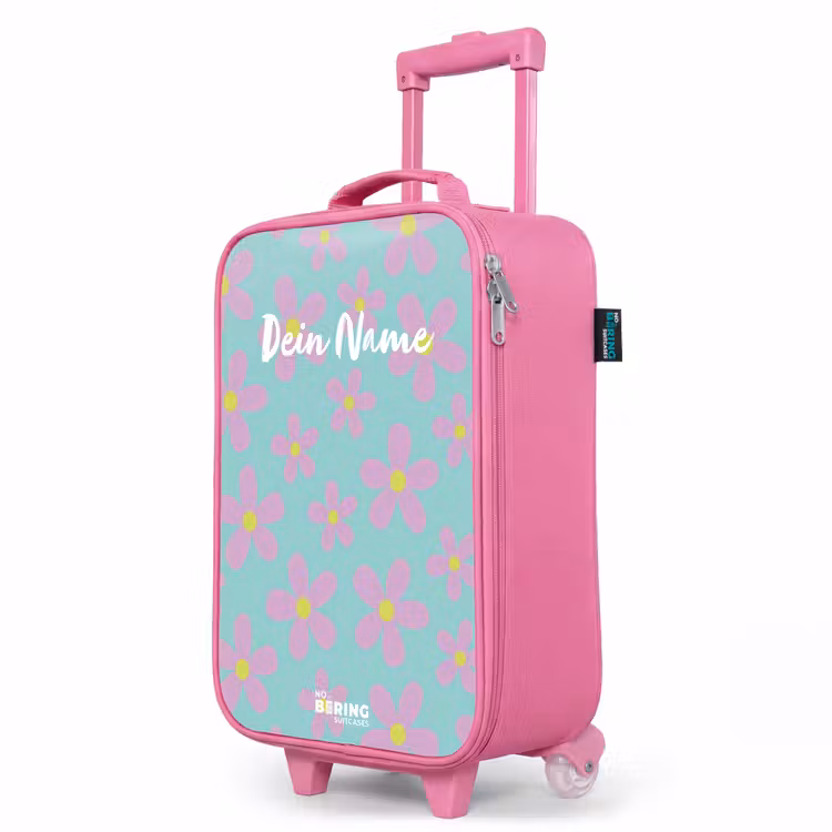 Kinderkoffer Rosa - Gänseblümchenmanie Minze — 8