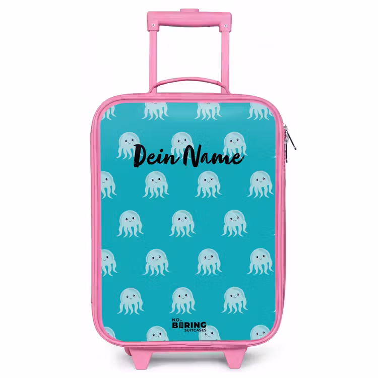 Kinderkoffer Rosa - Niedliche Qualle — 1