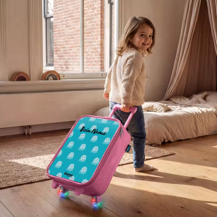 Kinderkoffer Rosa - Niedliche Qualle — 2