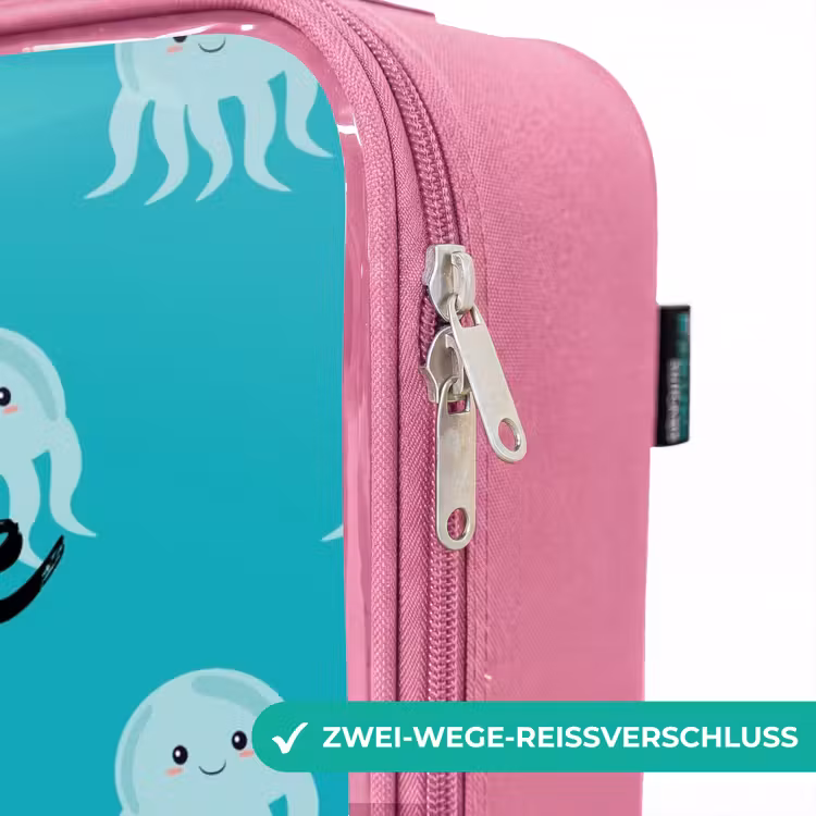 Kinderkoffer Rosa - Niedliche Qualle — 5