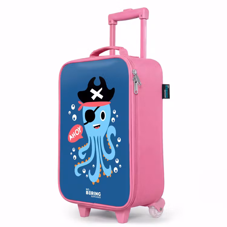 Kinderkoffer Rosa - Piratenkrake mit Hut — 8