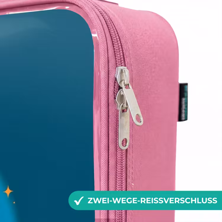 Kinderkoffer Rosa - Piratenwaschbär auf einem Boot — 5