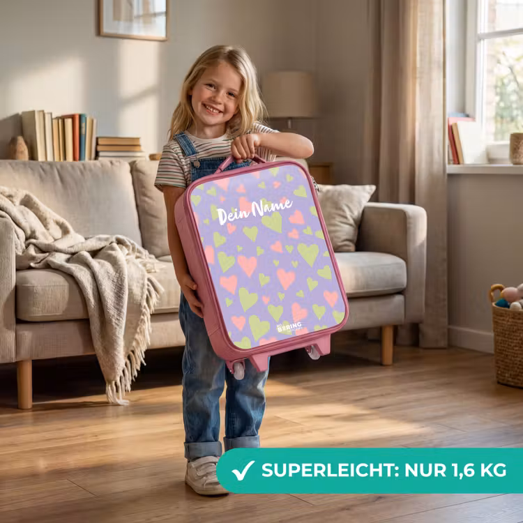 Kinderkoffer Rosa - Schöner Flieder — 3