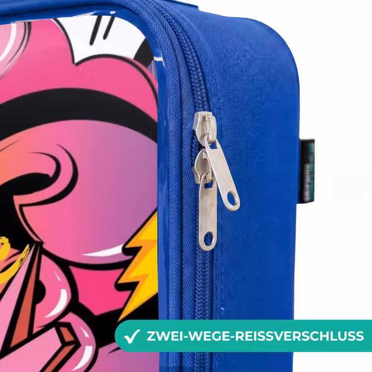 Kinderkoffer Blau - Girly Graffiti — 5
