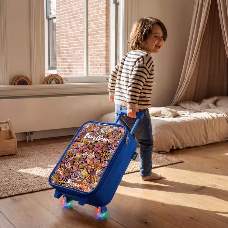 Kinderkoffer Blau - Süße Überraschungen — 2