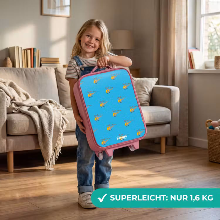 Kinderkoffer Rosa - Hubschrauber-Aufregung — 3