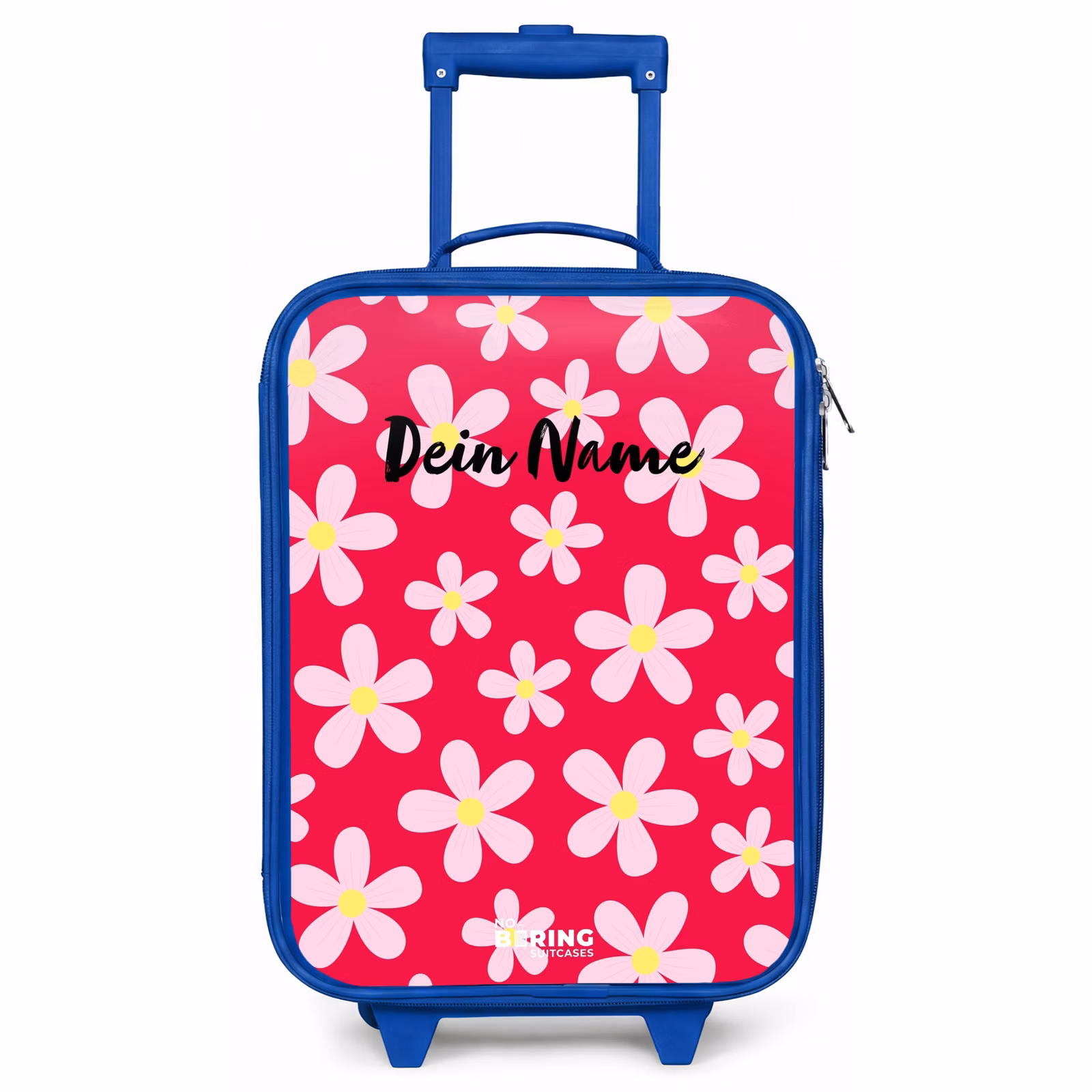 Kinderkoffer Blau - Gänseblümchenmanie hotpink — 1