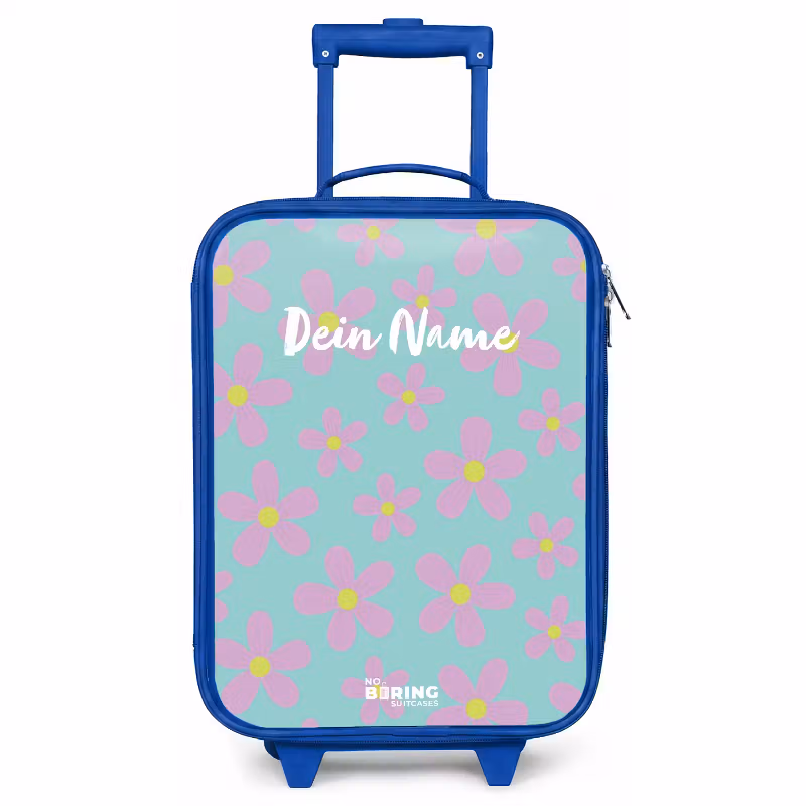Kinderkoffer Blau - Gänseblümchenmanie Minze — 1