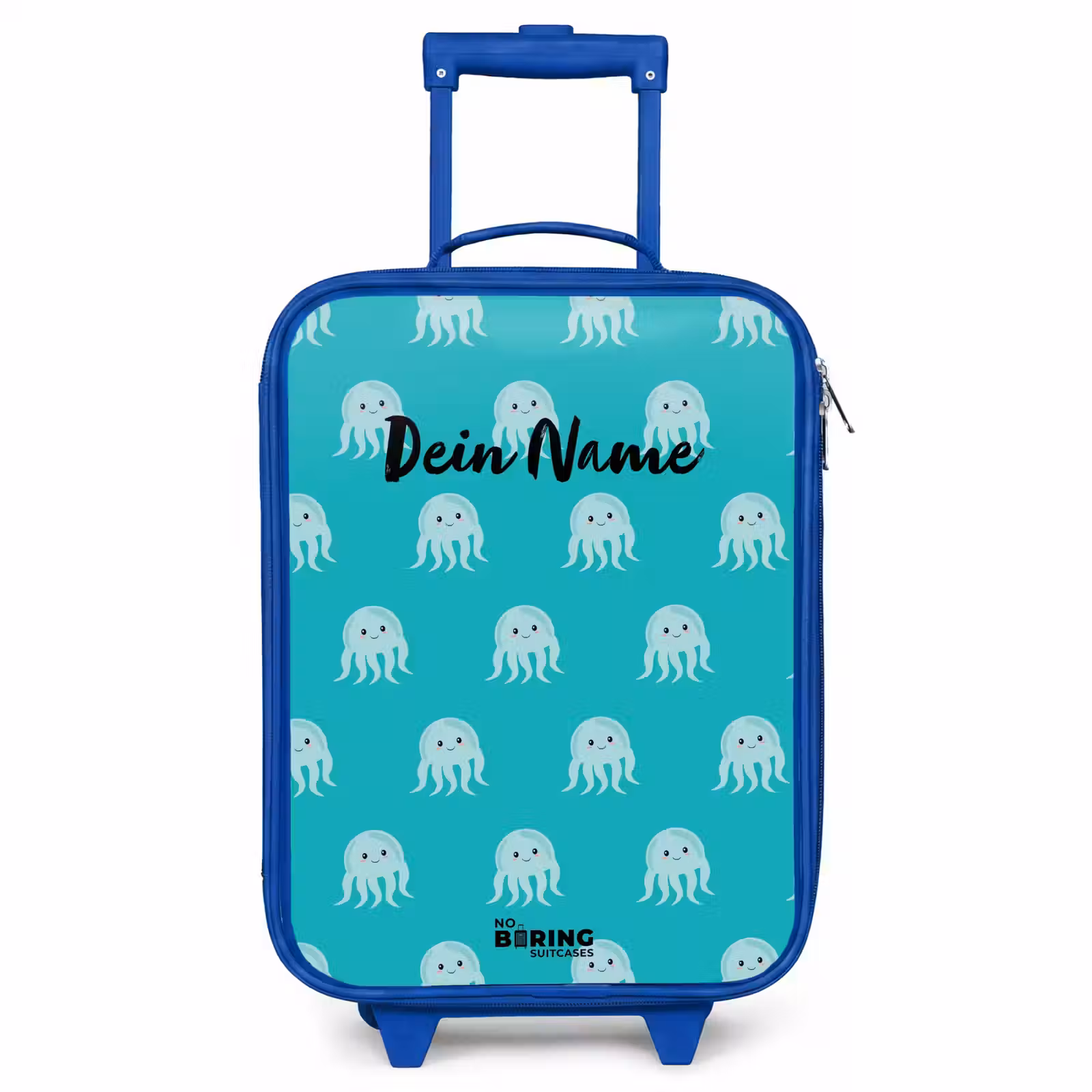 Kinderkoffer Blau - Niedliche Qualle — 1