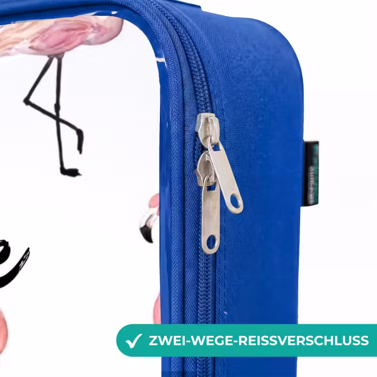 Kinderkoffer Blau - Flamingo-Party — 5