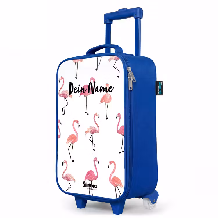 Kinderkoffer Blau - Flamingo-Party — 8