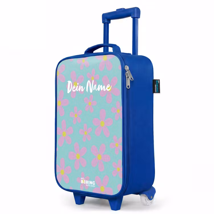Kinderkoffer Blau - Gänseblümchenmanie Minze — 8