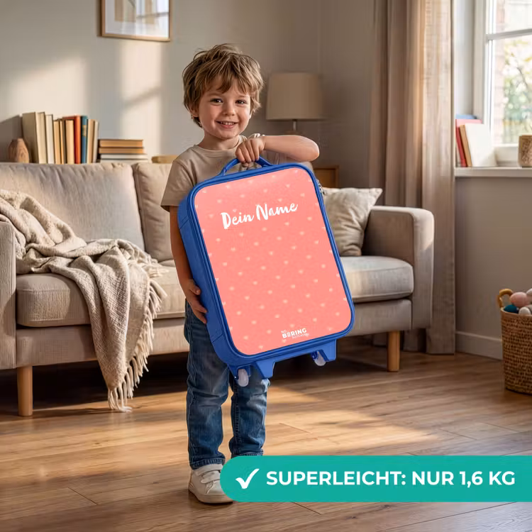 Kinderkoffer Blau - Herzensbrecher — 3