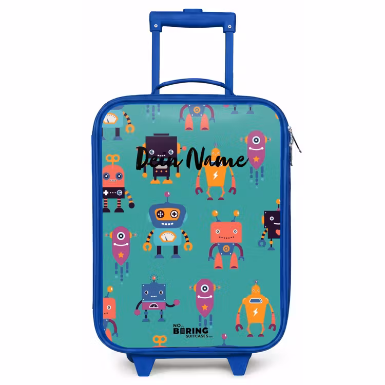 Kinderkoffer Blau - Robo-Rave — 1