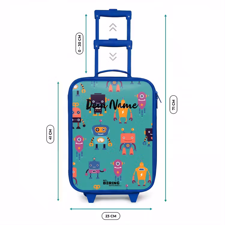 Kinderkoffer Blau - Robo-Rave — 7