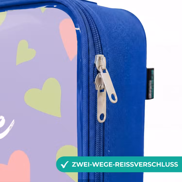 Kinderkoffer Blau - Schöner Flieder — 5
