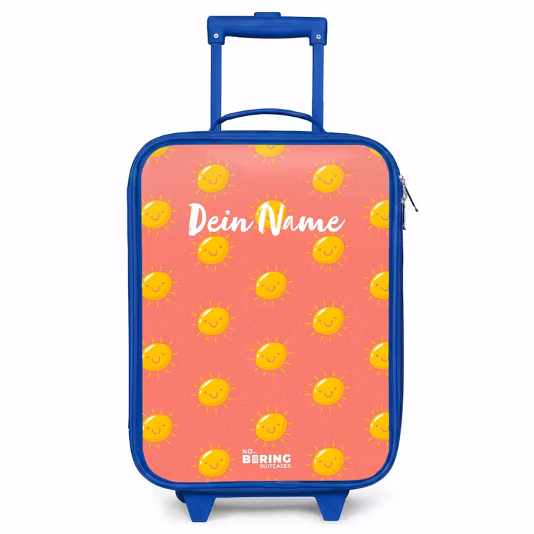 Kinderkoffer Blau - Sonnige Lage Koralle — 1