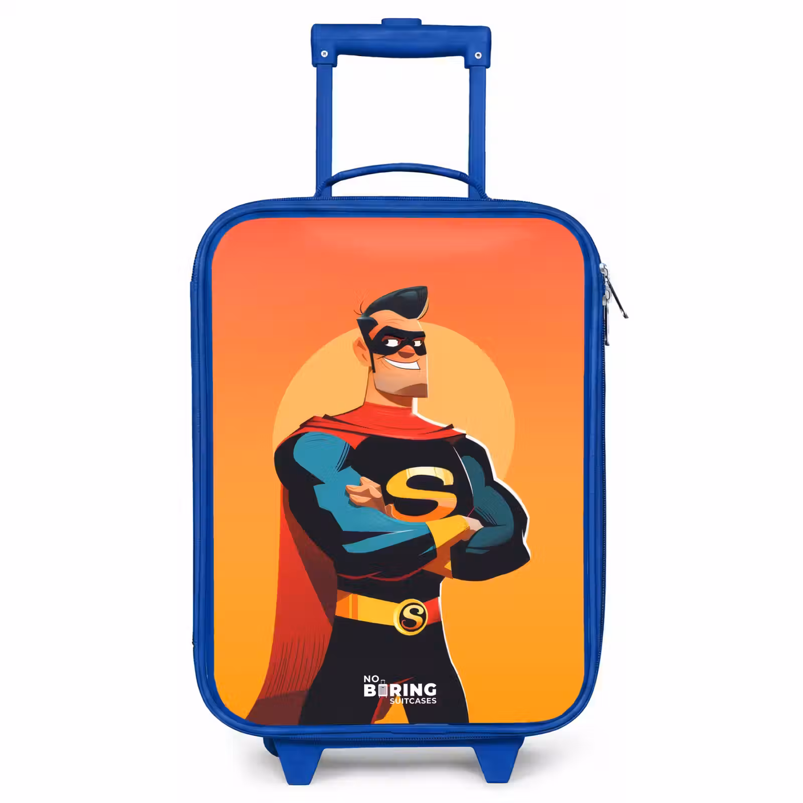 Kinderkoffer Blau - Sonnige Superheldin — 1