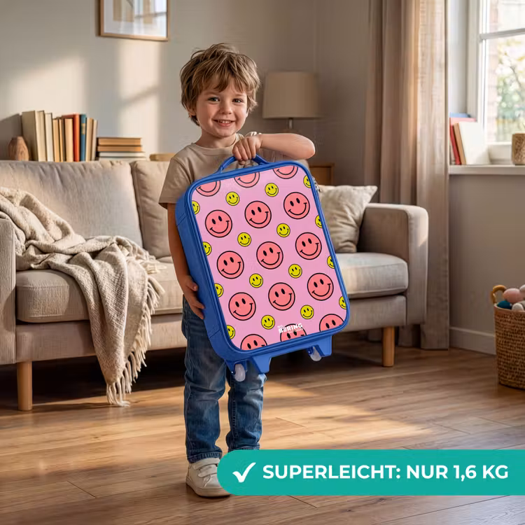 Kinderkoffer Blau - Alles lächelt rosa — 3